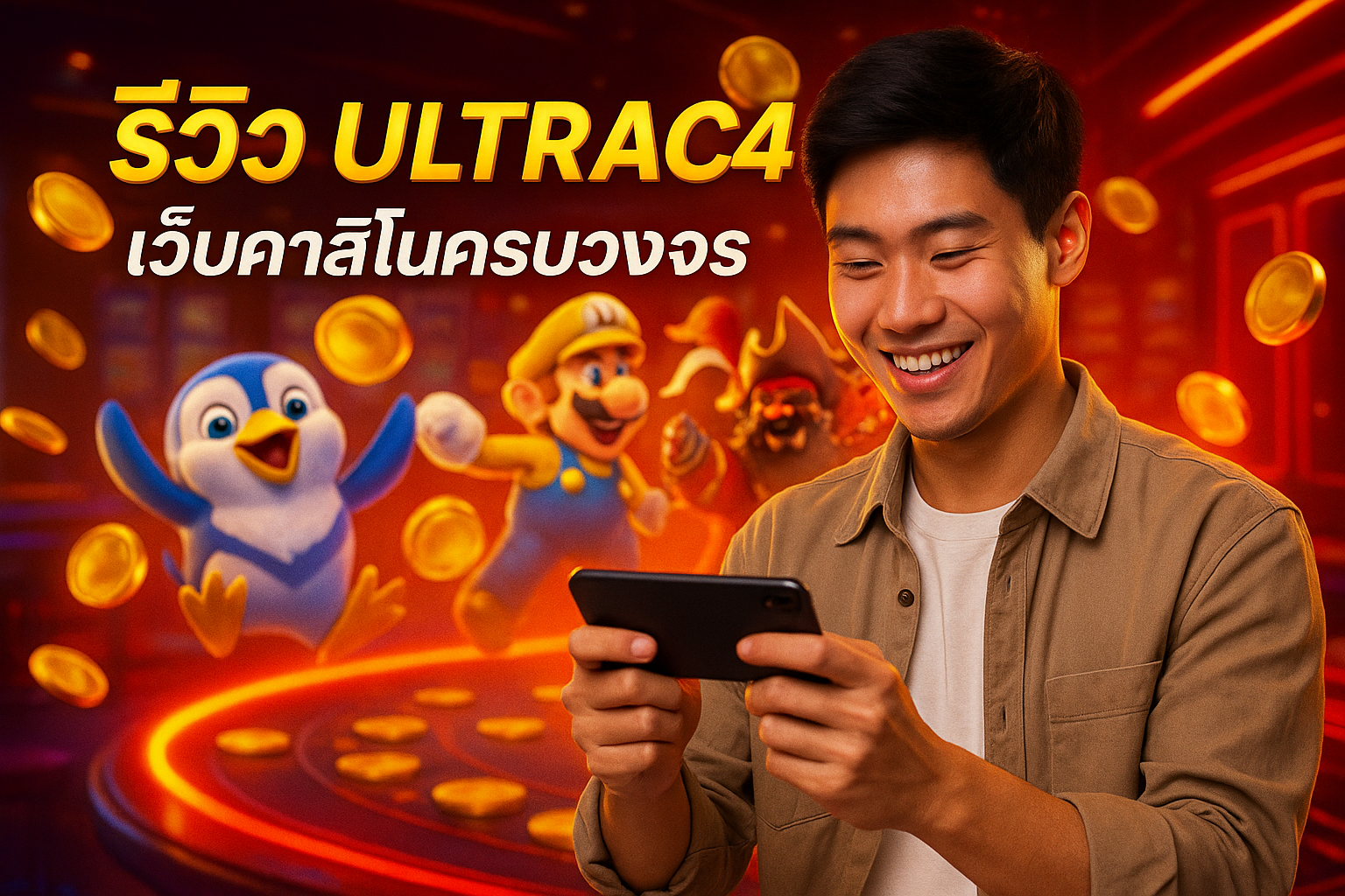 รีวิว ULTRAC4 เว็บคาสิโนครบวงจร