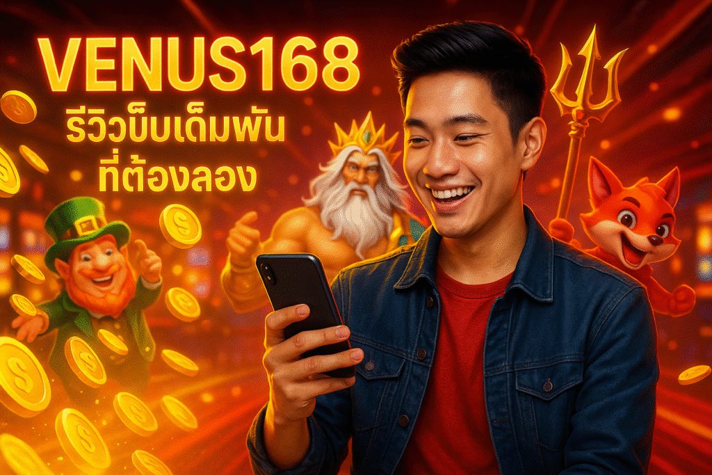 VENUS168 รีวิวเว็บเดิมพันที่ต้องลอง