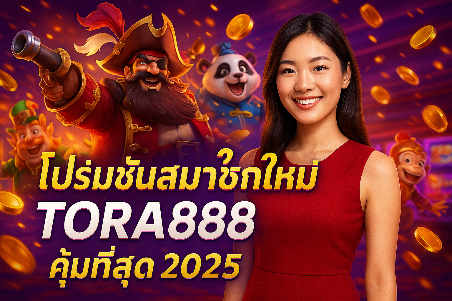 โปรโมชั่นสมาชิกใหม่ TORA888 คุ้มที่สุดปี 2025