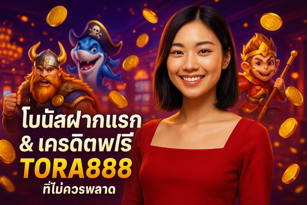 โบนัสฝากแรก & เครดิตฟรี TORA888 ที่ไม่ควรพลาด