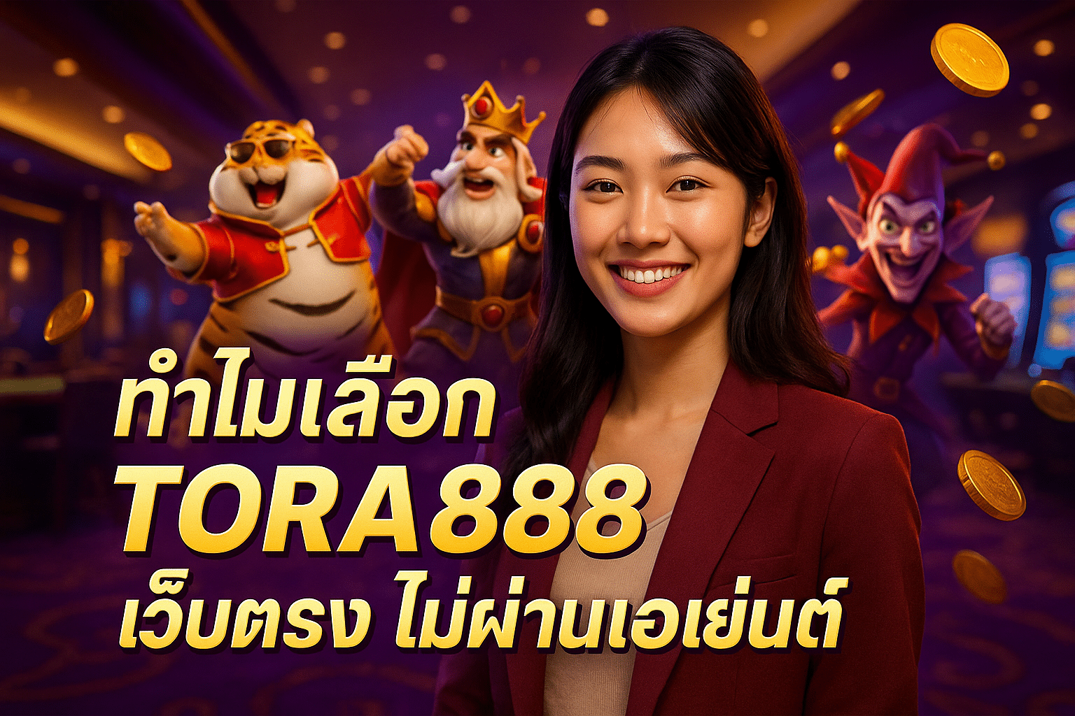 ทำไมเลือก TORA888 เว็บตรง ไม่ผ่านเอเย่นต์